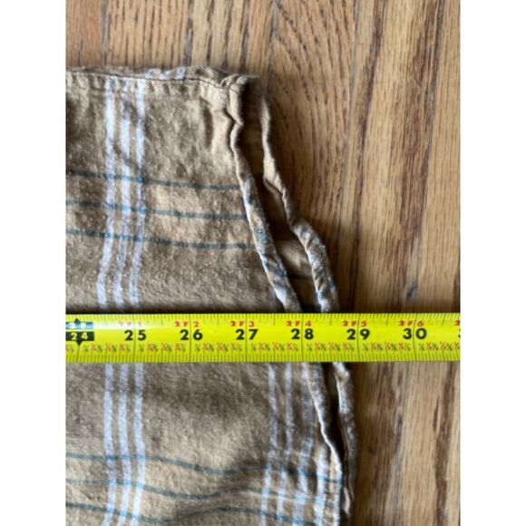 Deus Ex Machina Brown 100% Cotton Plaid Flannel Button Up Shirt Top Mens Size M - Picture 10 of 12